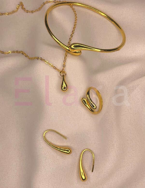Water Drop Jewelry Set 4PCs